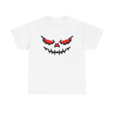 Pixelated Terror Unisex T-Shirt - Halloween Spooky Retro Gamer 8-bit Pixel Art Cool