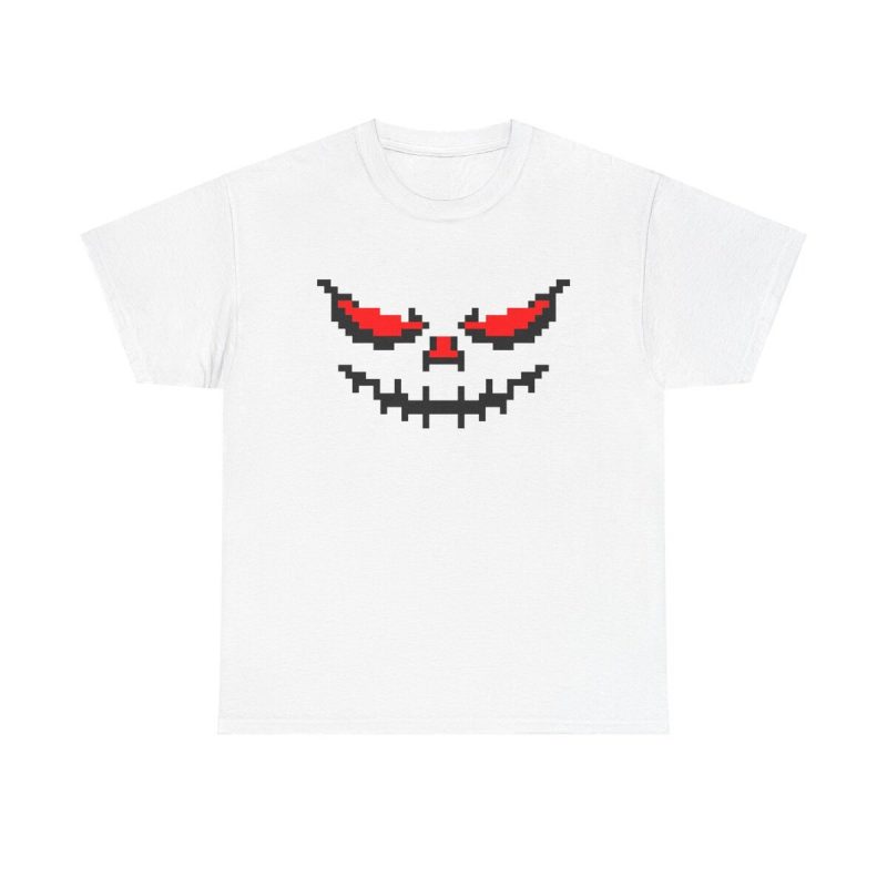 Pixelated Terror Unisex T-Shirt - Halloween Spooky Retro Gamer 8-bit Pixel Art Cool