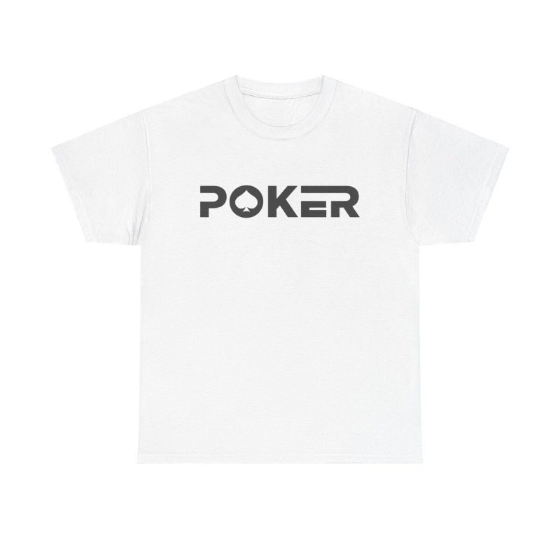 Poker Ace Unisex T-Shirt - Gambling Casino Game Night Cards Luck Chips Minimalist