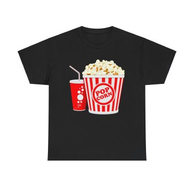 Popcorn & Soda Unisex T-Shirt - Movie Night Cinema Snack Film Buff Foodie