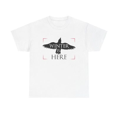 Raven Winter Here Unisex T-Shirt - Three Eyed Raven Game Of Thrones Tv Got Stark Warg