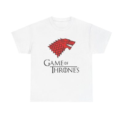 Red Direwolf Unisex T-Shirt - Game Of Thrones House Stark Sigil Winter Is Coming