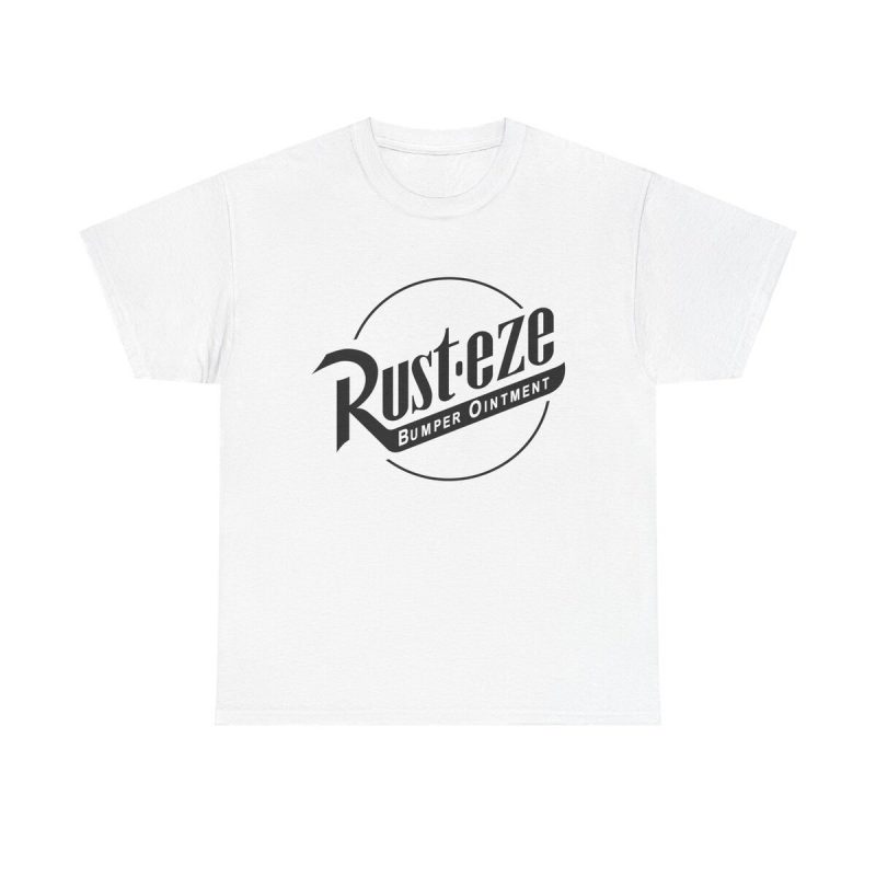 Rust-eze Bumper Ointment Unisex T-Shirt - Disney Pixar Cars Racer Sponsor Retro Vintage