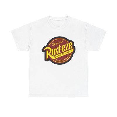 Rust-eze Medicated Bumper Ointment Unisex T-Shirt - Disney Pixar Cars Racing Vintage