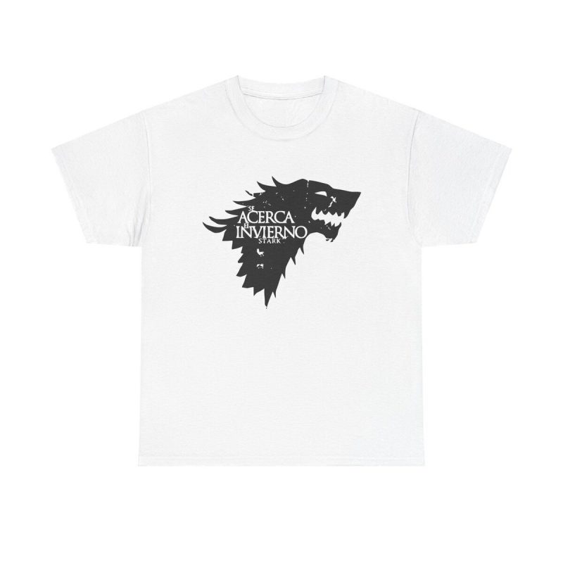 Se Acerca El Invierno Unisex T-Shirt - Direwolf Stark House Sigil Motto Game Of Thrones