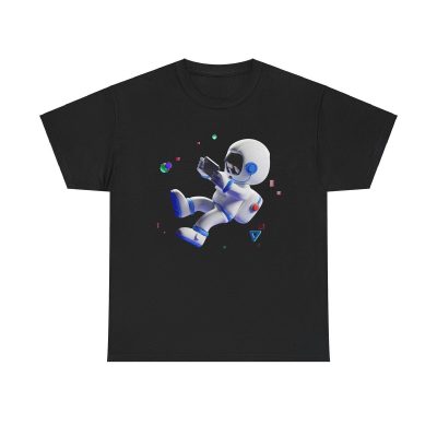 Space Gamer Unisex T-Shirt - Astronaut 3d Render Gaming Cool Technology Future Space