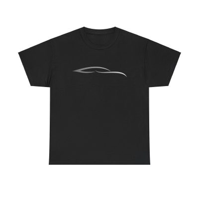 Sports Car Unisex T-Shirt - Cool Minimal Outline Graphic Luxury Fast Vehicle Enthusiast