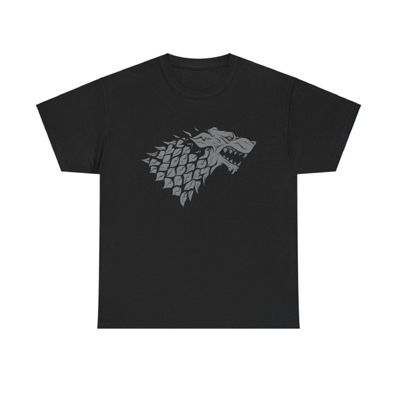 Stark Direwolf Unisex T-Shirt - Game Of Thrones House Stark Winterfell Sigil Tv Art