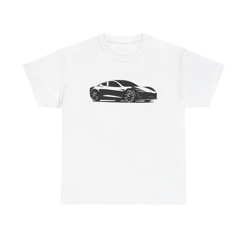 Tesla Sports Car Unisex T-Shirt - Automotive Model X Y 3 Fan Car Culture Musk Tee