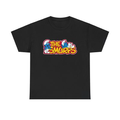 The Smurfs Unisex T-Shirt - Cartoon Classic Retro 80s Animation Belgium Comics Brainy