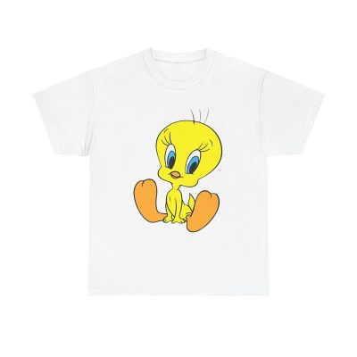 Tweety Bird Unisex T-Shirt - Looney Tunes Cartoon Classic Cute Bird Yellow Canary