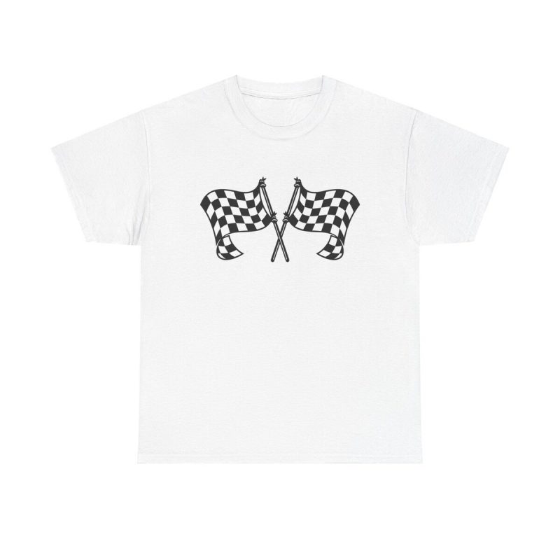 Victory Lap Unisex T-Shirt - Racing Speed Champion Winner Finish Line Checkered Flag