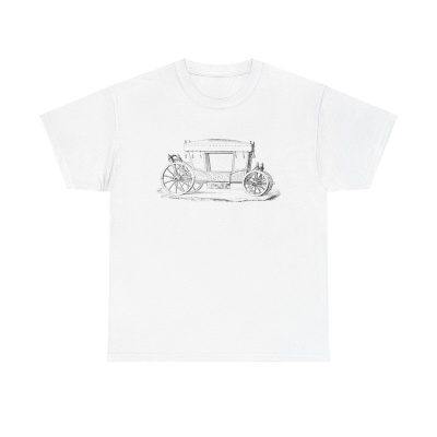 Vintage Carriage Unisex T-Shirt - History Horse-drawn Transport Antique Victorian Retro