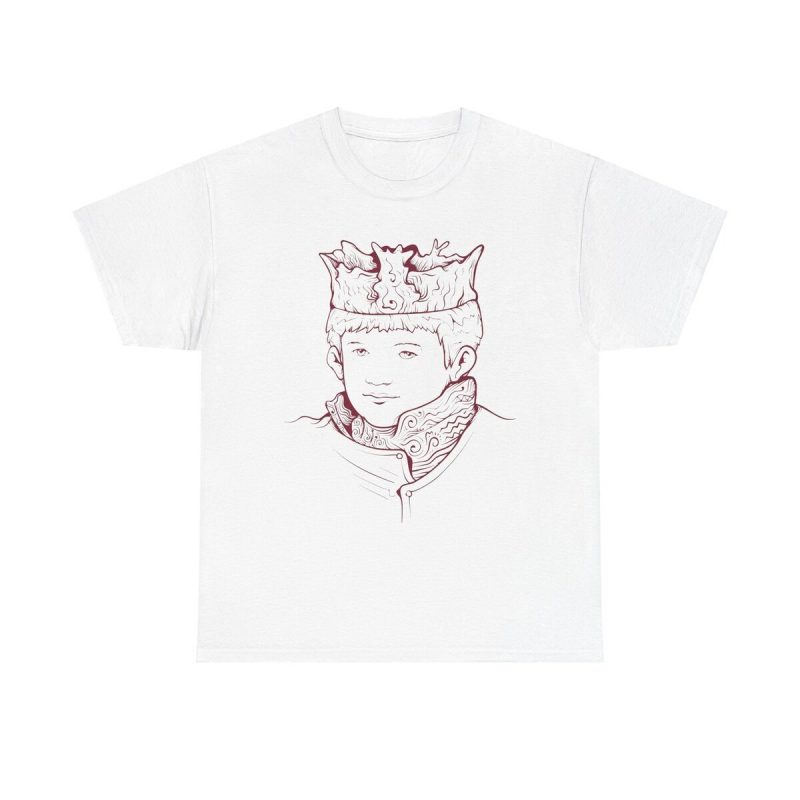 Young King Unisex T-Shirt - Fantasy Art Illustration Drawing Portrait Game Of Thrones